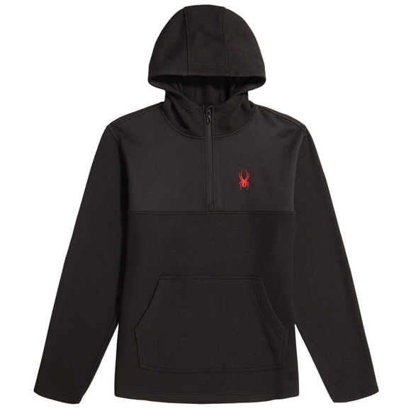 Spyder Sweaters Spyder Mens Half Zip Pullover Sweater With Hood Men